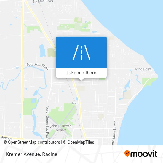 Kremer Avenue map