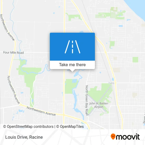 Louis Drive map