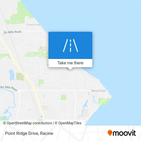 Point Ridge Drive map