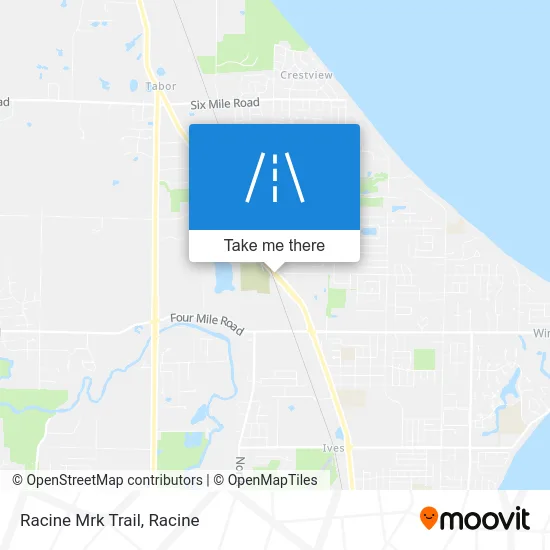 Racine Mrk Trail map