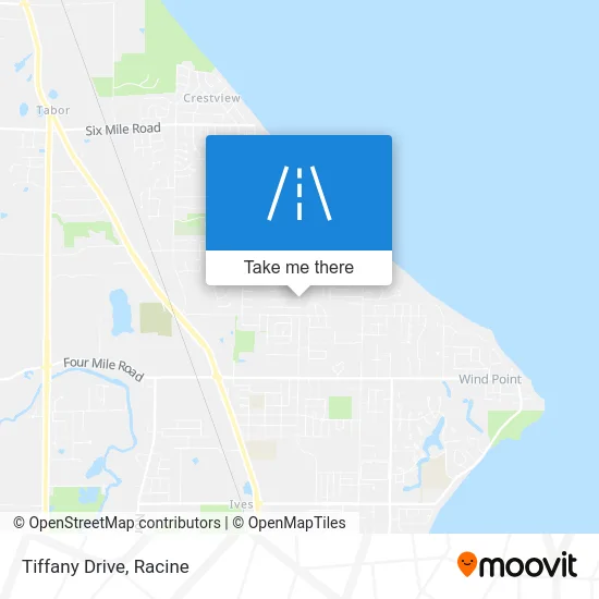 Tiffany Drive map
