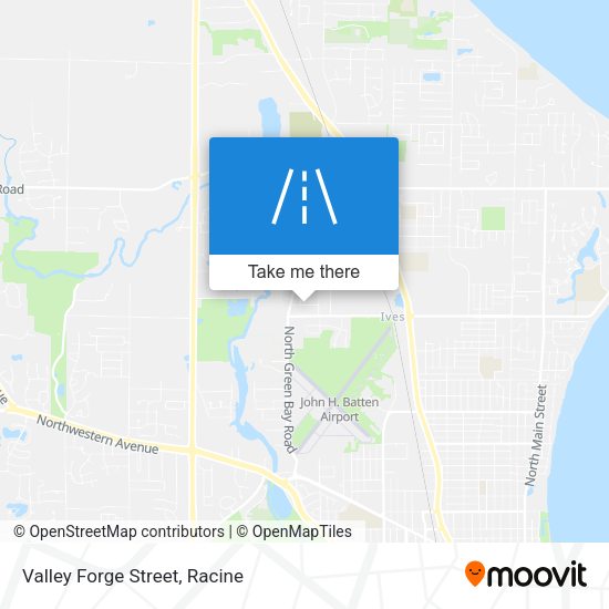 Mapa de Valley Forge Street