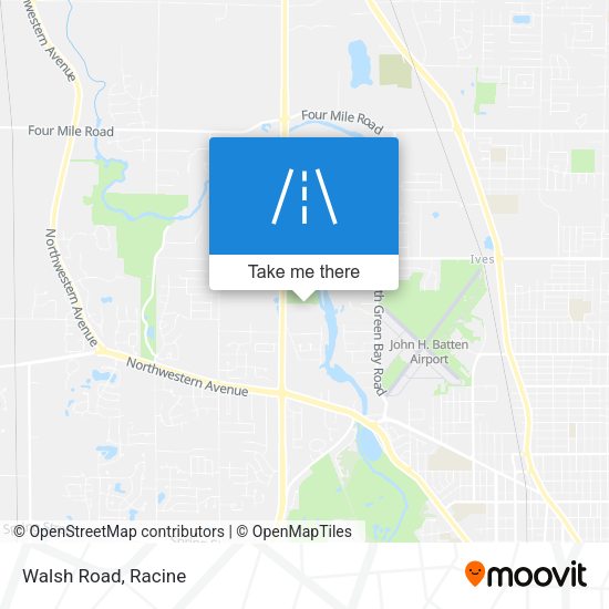 Mapa de Walsh Road