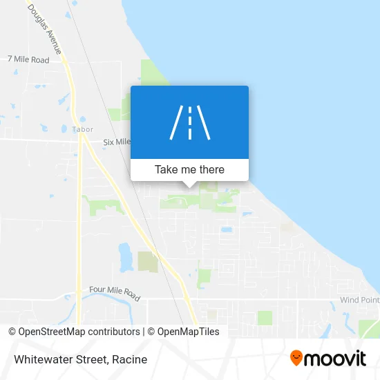 Whitewater Street map