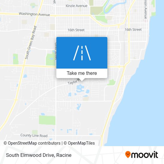 South Elmwood Drive map