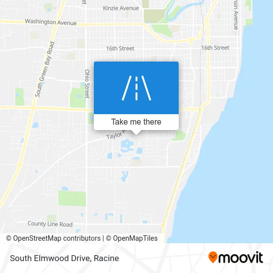South Elmwood Drive map