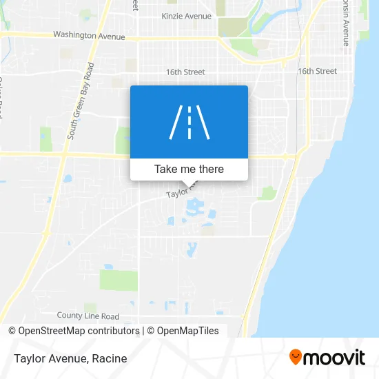 Taylor Avenue map
