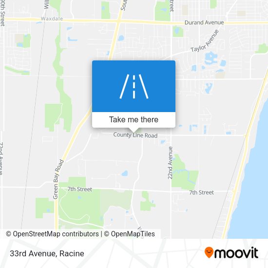Mapa de 33rd Avenue