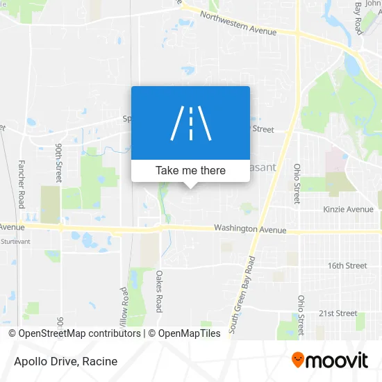 Apollo Drive map