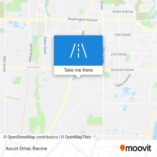 Ascot Drive map