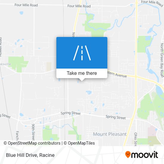 Mapa de Blue Hill Drive