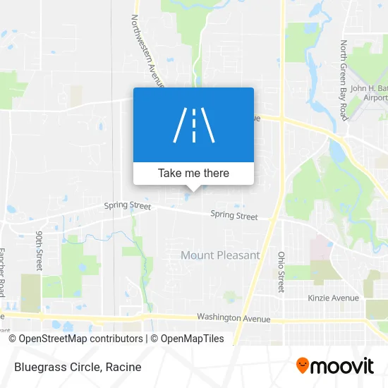 Bluegrass Circle map