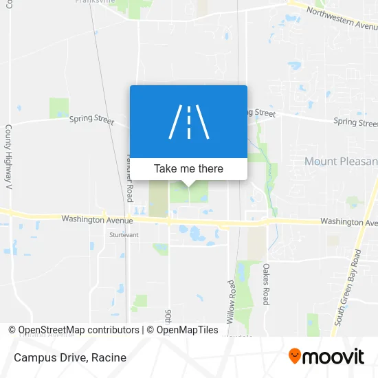 Campus Drive map