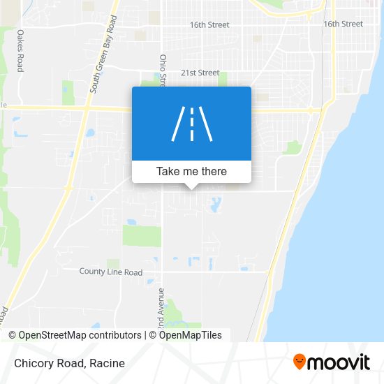 Mapa de Chicory Road