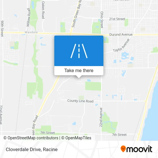 Cloverdale Drive map