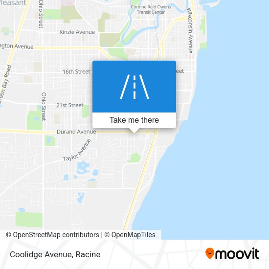 Mapa de Coolidge Avenue