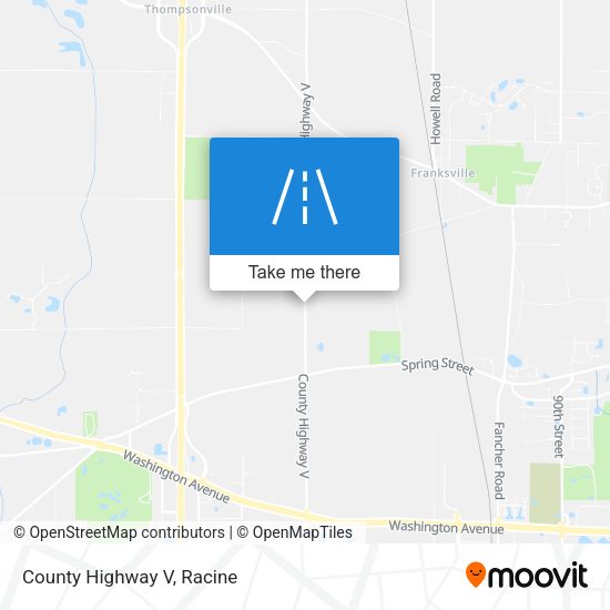 Mapa de County Highway V