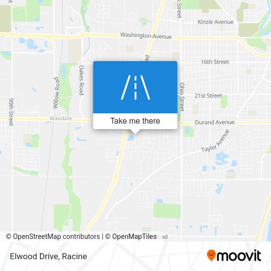 Mapa de Elwood Drive