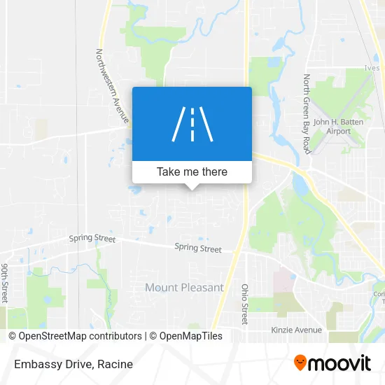Embassy Drive map