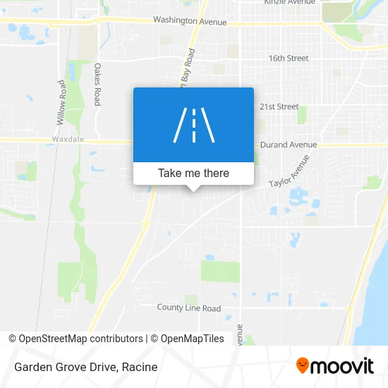 Garden Grove Drive map