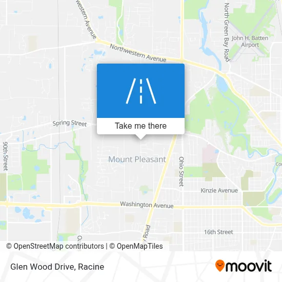 Glen Wood Drive map