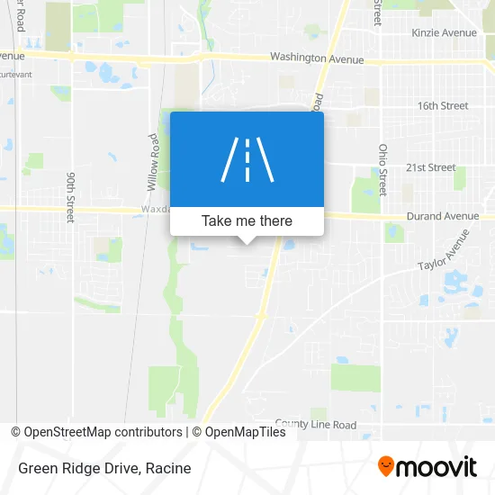 Green Ridge Drive map