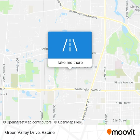 Green Valley Drive map