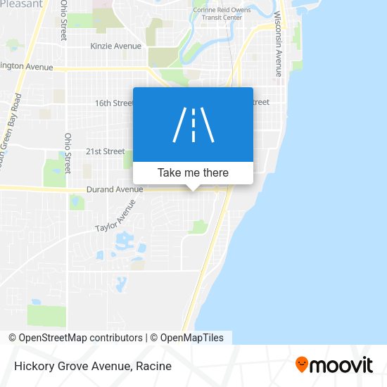 Hickory Grove Avenue map