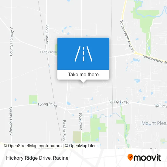 Hickory Ridge Drive map