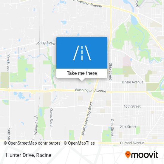 Mapa de Hunter Drive