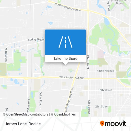 Mapa de James Lane