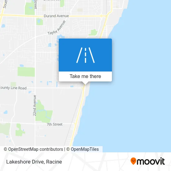 Lakeshore Drive map