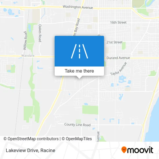 Lakeview Drive map