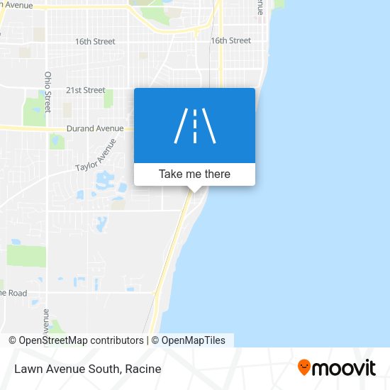 Mapa de Lawn Avenue South