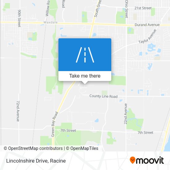 Mapa de Lincolnshire Drive
