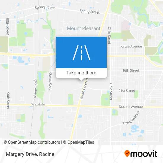 Margery Drive map