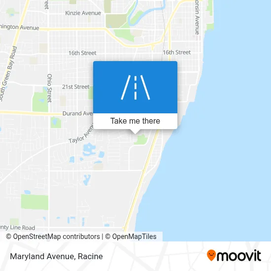 Maryland Avenue map