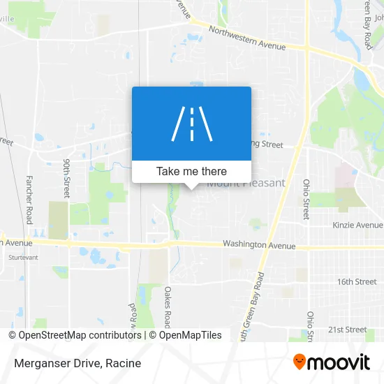 Merganser Drive map