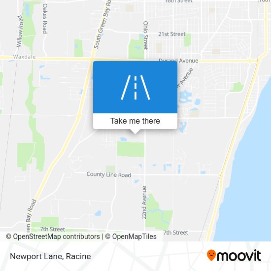 Mapa de Newport Lane