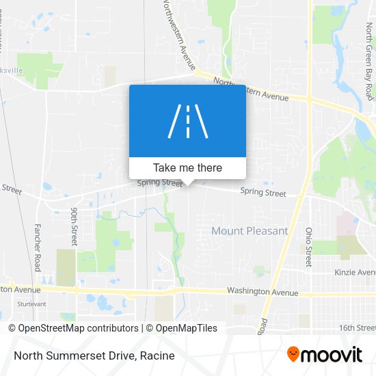 North Summerset Drive map