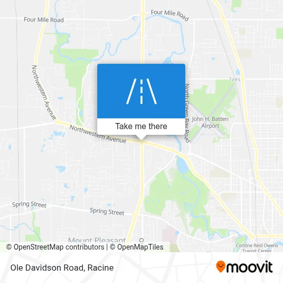 Mapa de Ole Davidson Road