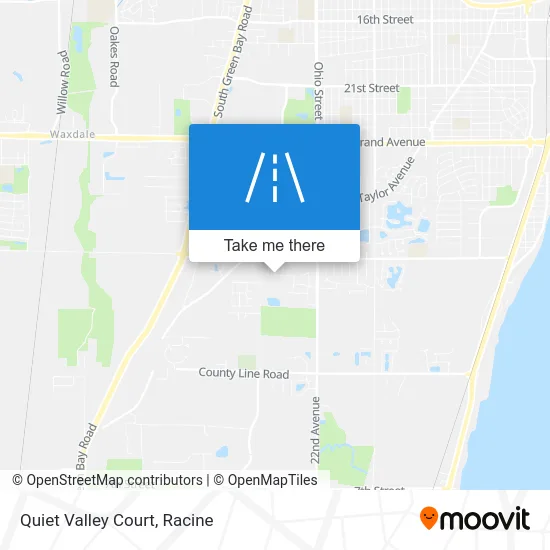 Quiet Valley Court map