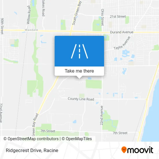 Mapa de Ridgecrest Drive