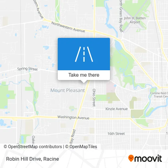 Robin Hill Drive map