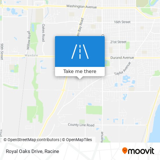 Royal Oaks Drive map