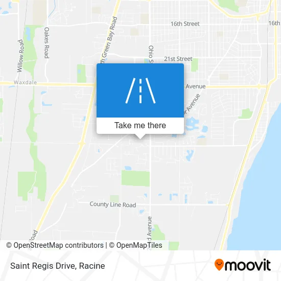 Saint Regis Drive map