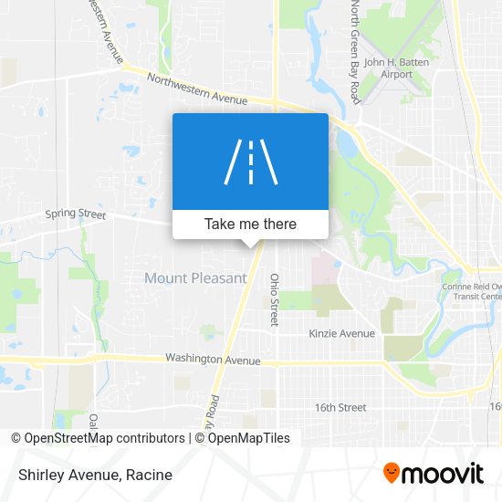 Mapa de Shirley Avenue