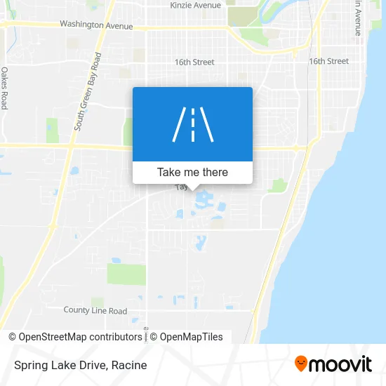 Spring Lake Drive map