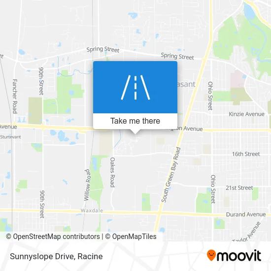 Sunnyslope Drive map