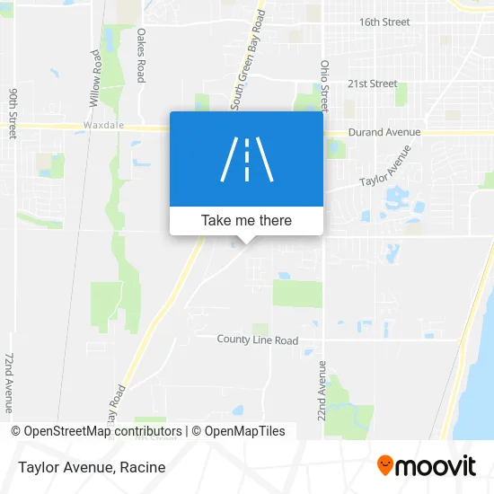 Taylor Avenue map